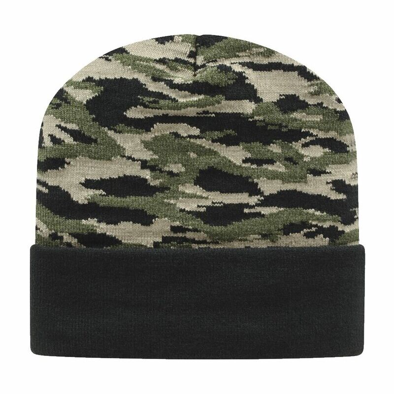 USA-Made Camo Cuffed Beanie Thumbnail