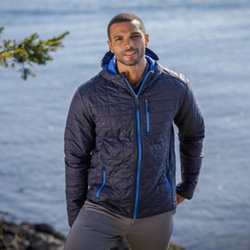 Cutter & Buck Rainier Primaloft Eco Mens Full Zip Hooded Jacket Thumbnail