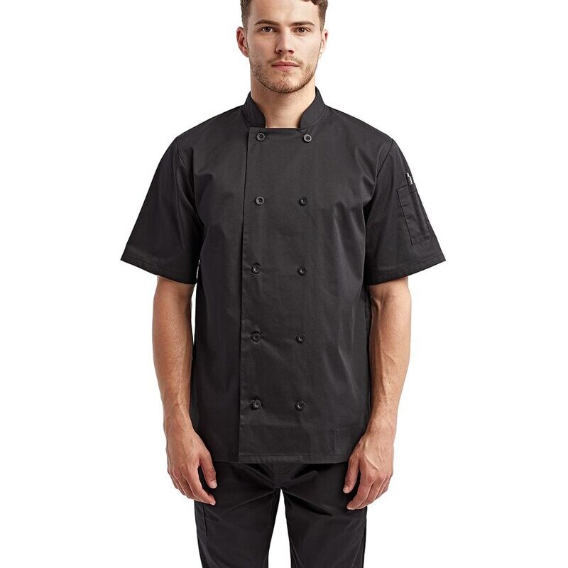 Unisex Short Sleeve Recycled Chef Coat Thumbnail