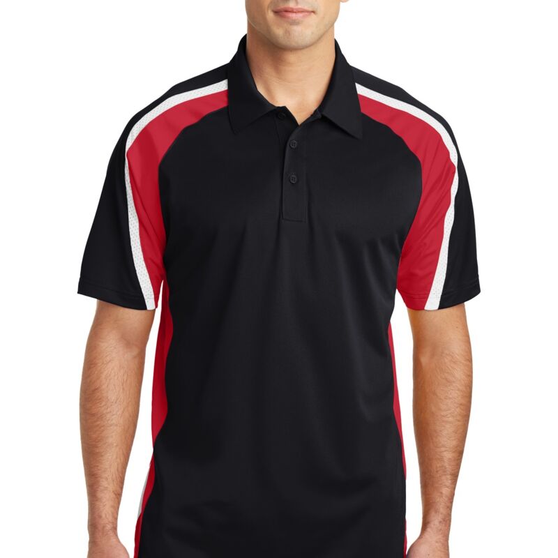 Tricolor Micropique Sport Wick ® Polo Thumbnail