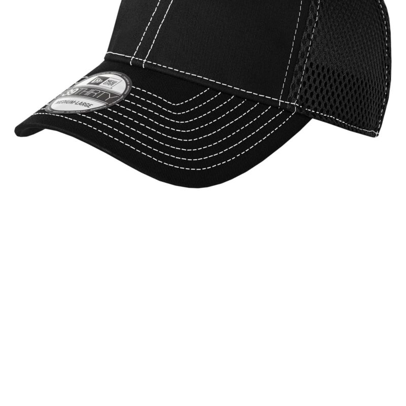 Stretch Mesh Contrast Stitch Cap Thumbnail