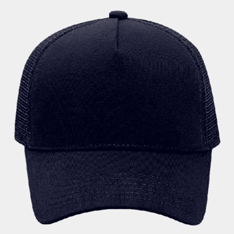 OTTO CAP 5 Panel Mid Profile Mesh Back Trucker Hat Thumbnail