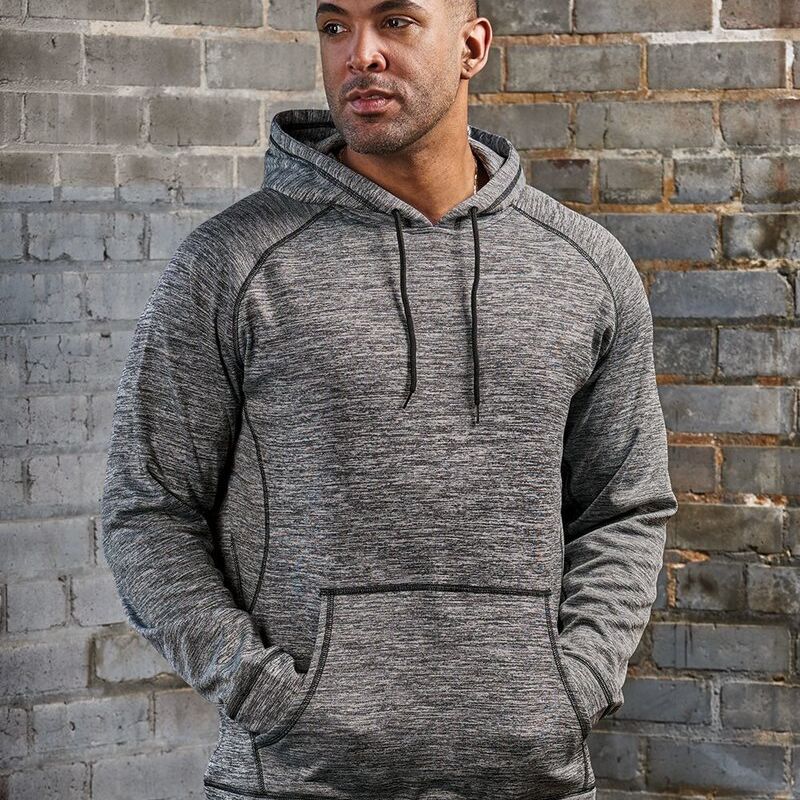Men's Performance Raglan Hooded Sweatshirt Thumbnail