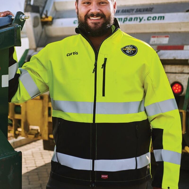 Men's Hi-Visibility Soft Shell Jacket Thumbnail