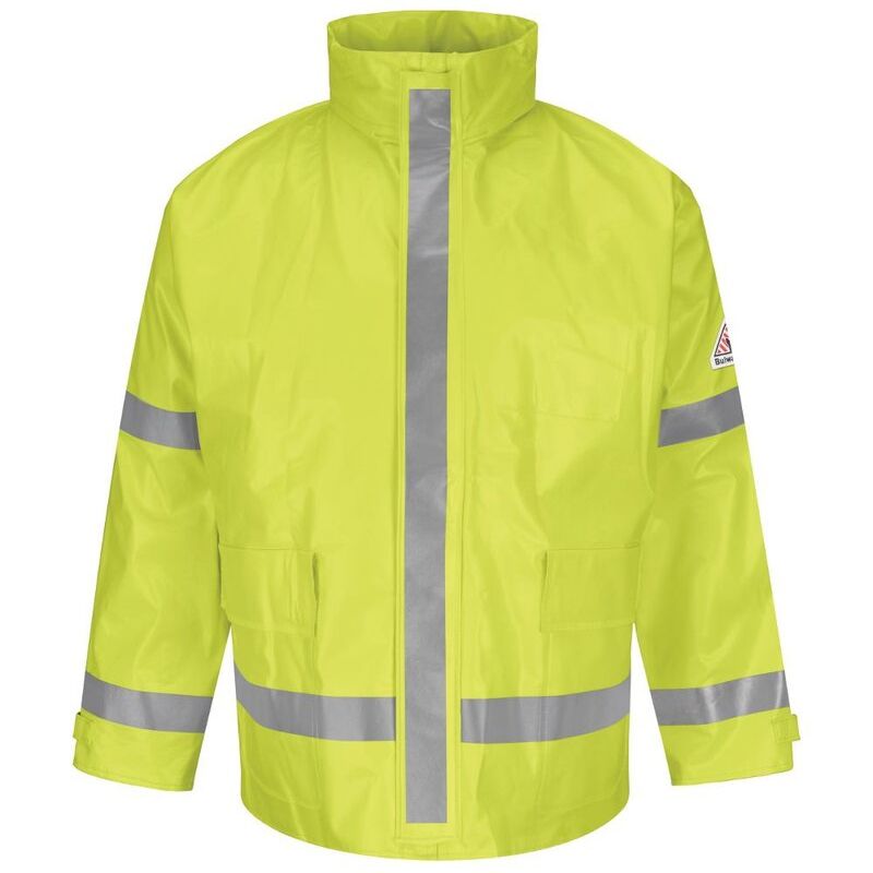 Men's Hi-Visibility Flame-Resistant Rain Jacket Thumbnail