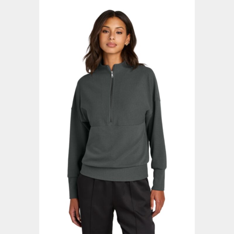 MM3041New Mercer+Mettle® Women’s Linear Texture 1/4-Zip Thumbnail