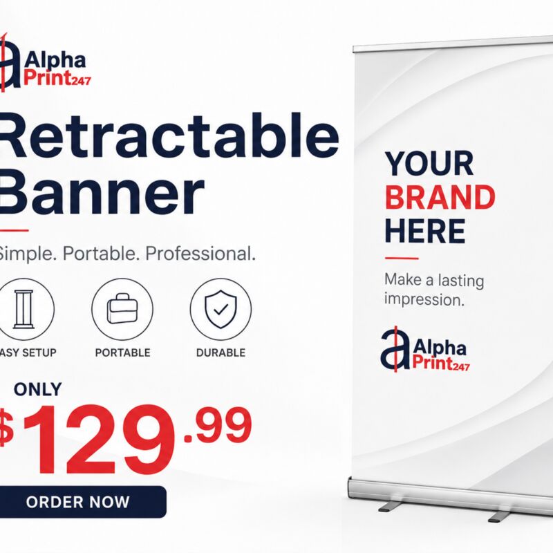 Promo  Roll Up Banner With stand   Thumbnail